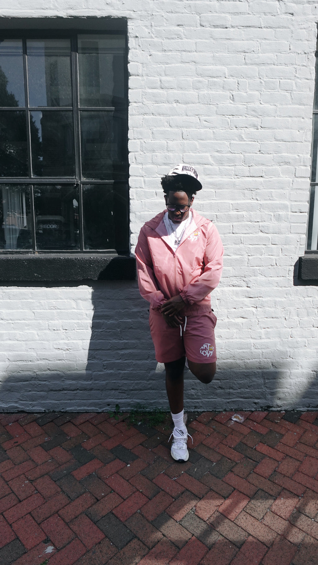 PINK WINDBREAKER SET