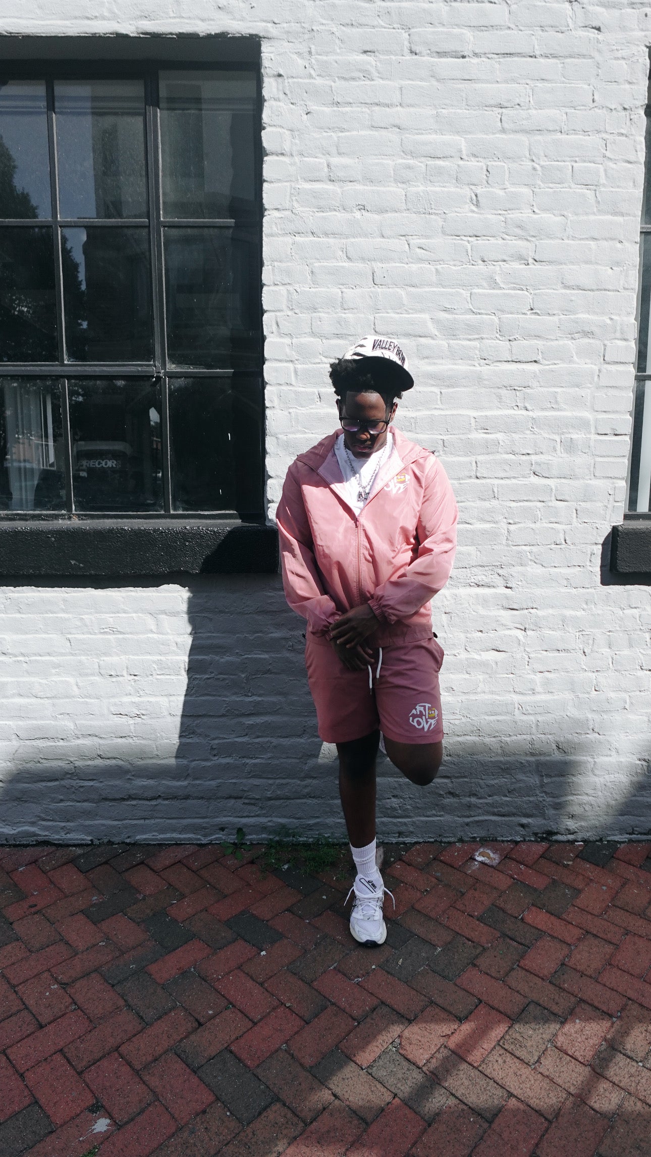 PINK WINDBREAKER SET