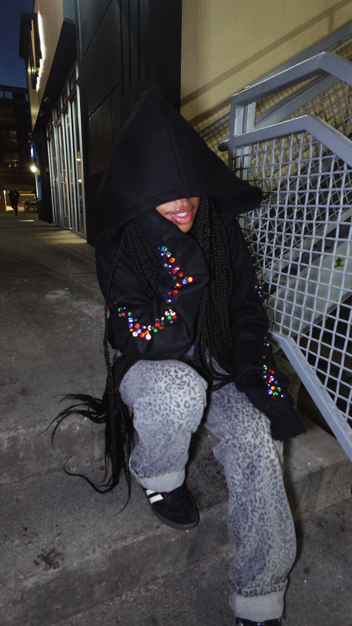 Art Dream Zip up Black