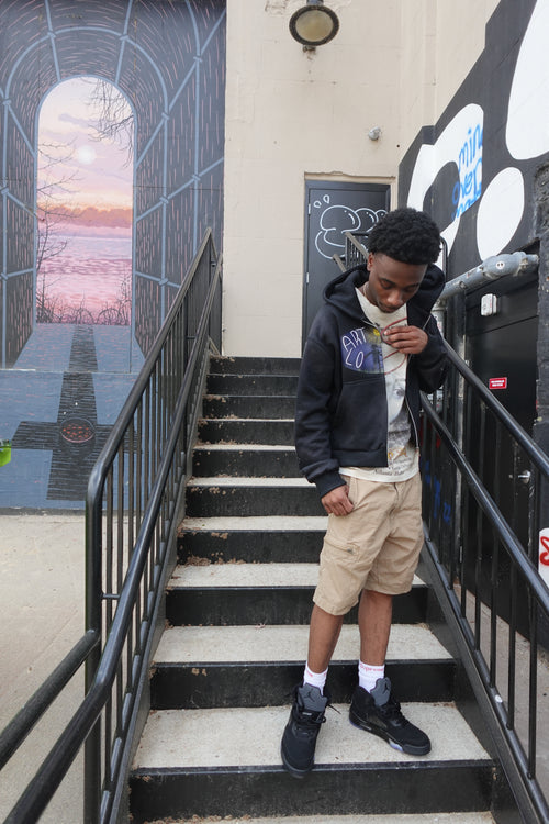 BLACK ART OF LOVE ZIP UP