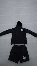 BLACK WINDBREAKER SET