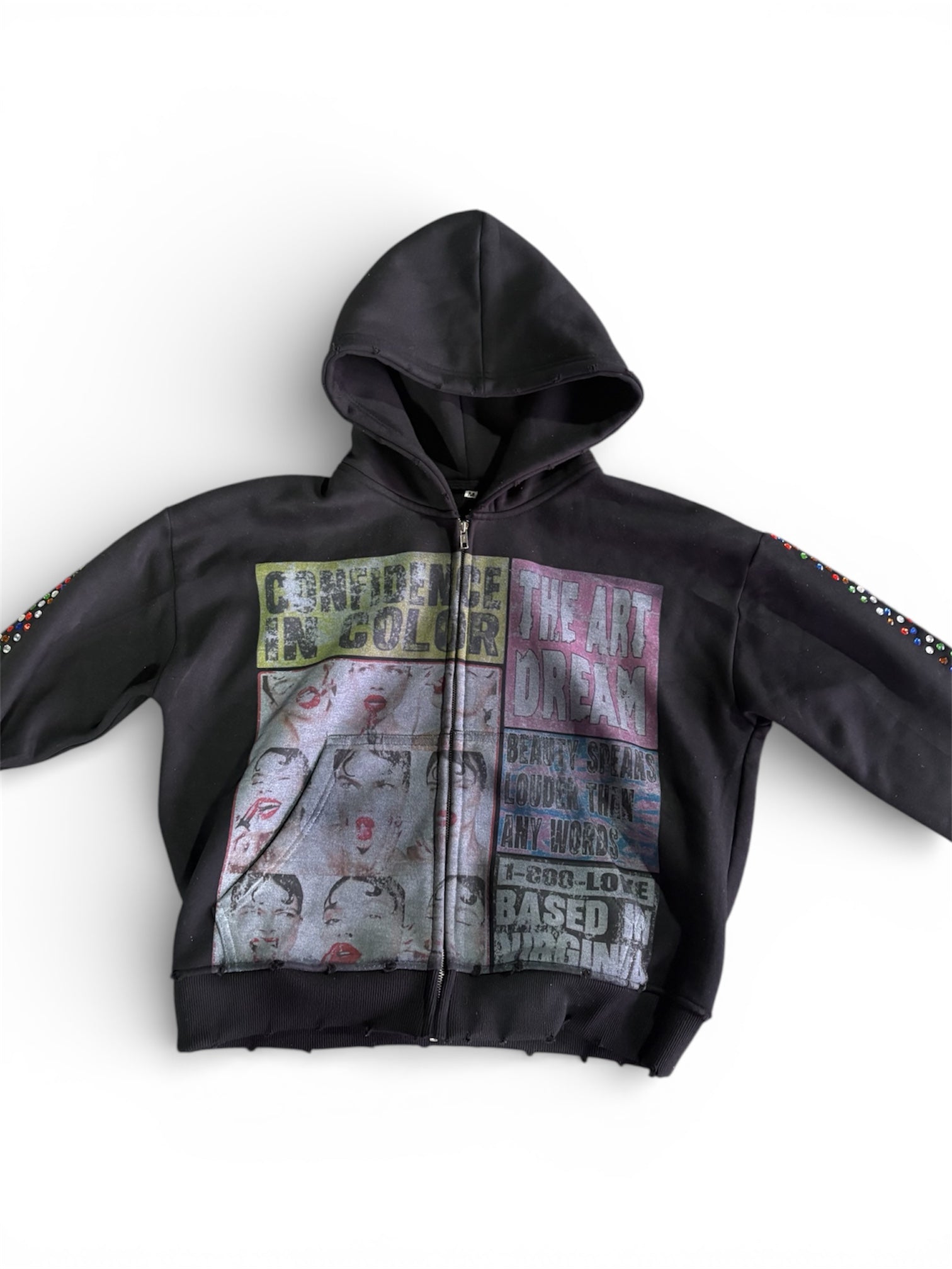 Art Dream Zip up Black